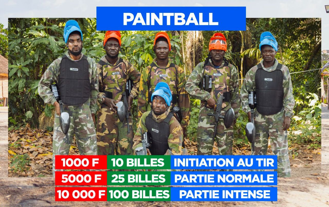 PAINTBALL TIRE SUR CIBLE